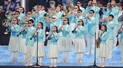 在冬殘奧會開幕式上，她見證盲童管樂團“最絢爛的綻放”