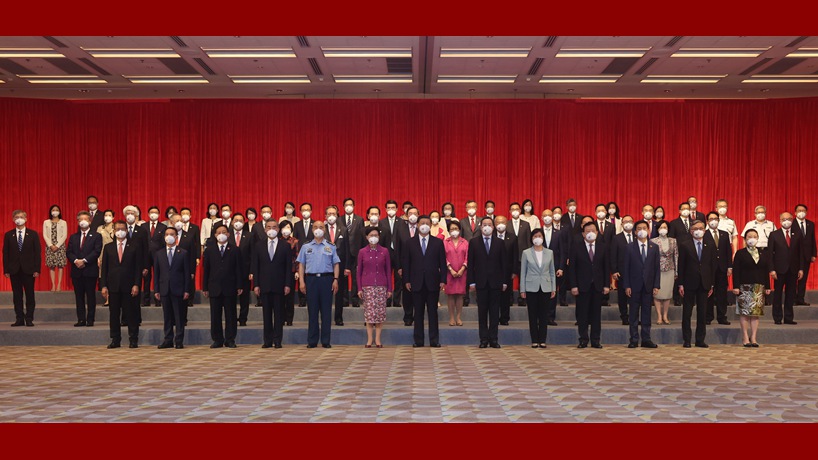 習(xí)近平會見香港特別行政區(qū)行政、立法、司法機(jī)關(guān)負(fù)責(zé)人
