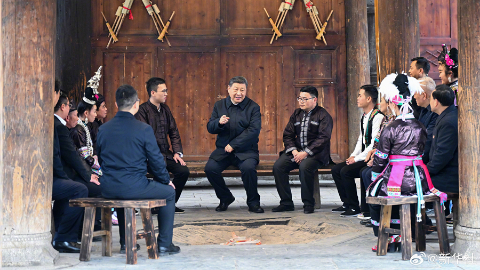 信團(tuán)鼓樓話振興，習(xí)近平：祝你們的日子越過越紅火