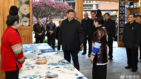 習(xí)近平：民族的特色，很古樸也很時尚