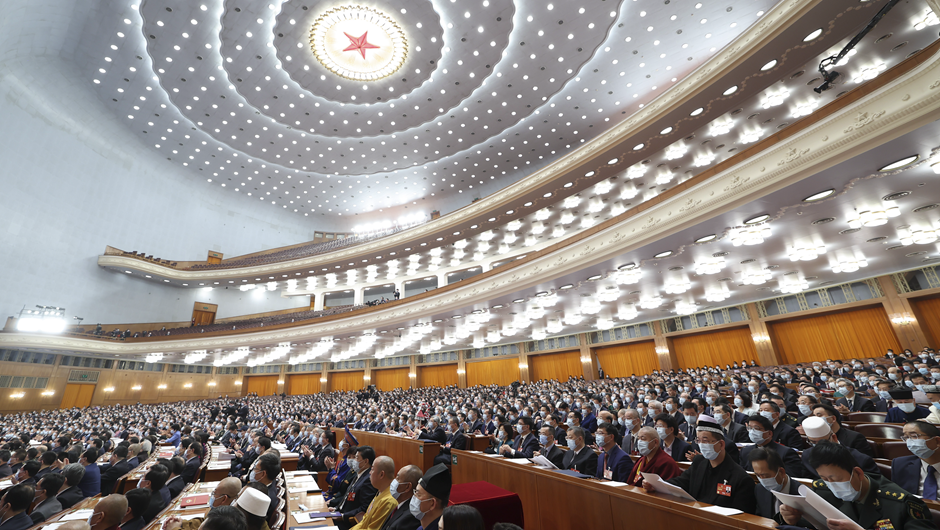 全國(guó)政協(xié)十四屆一次會(huì)議舉行第二次全體會(huì)議