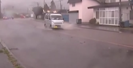 傾盆！日本北海道遭遇“創(chuàng)紀(jì)錄短時暴雨”