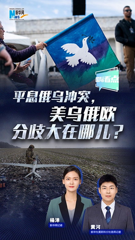 新華網國際看點|平息俄烏沖突，美烏俄歐分歧大在哪兒？