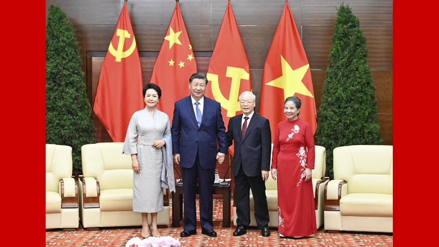 高清大圖｜習(xí)近平總書記圓滿結(jié)束對(duì)越國事訪問